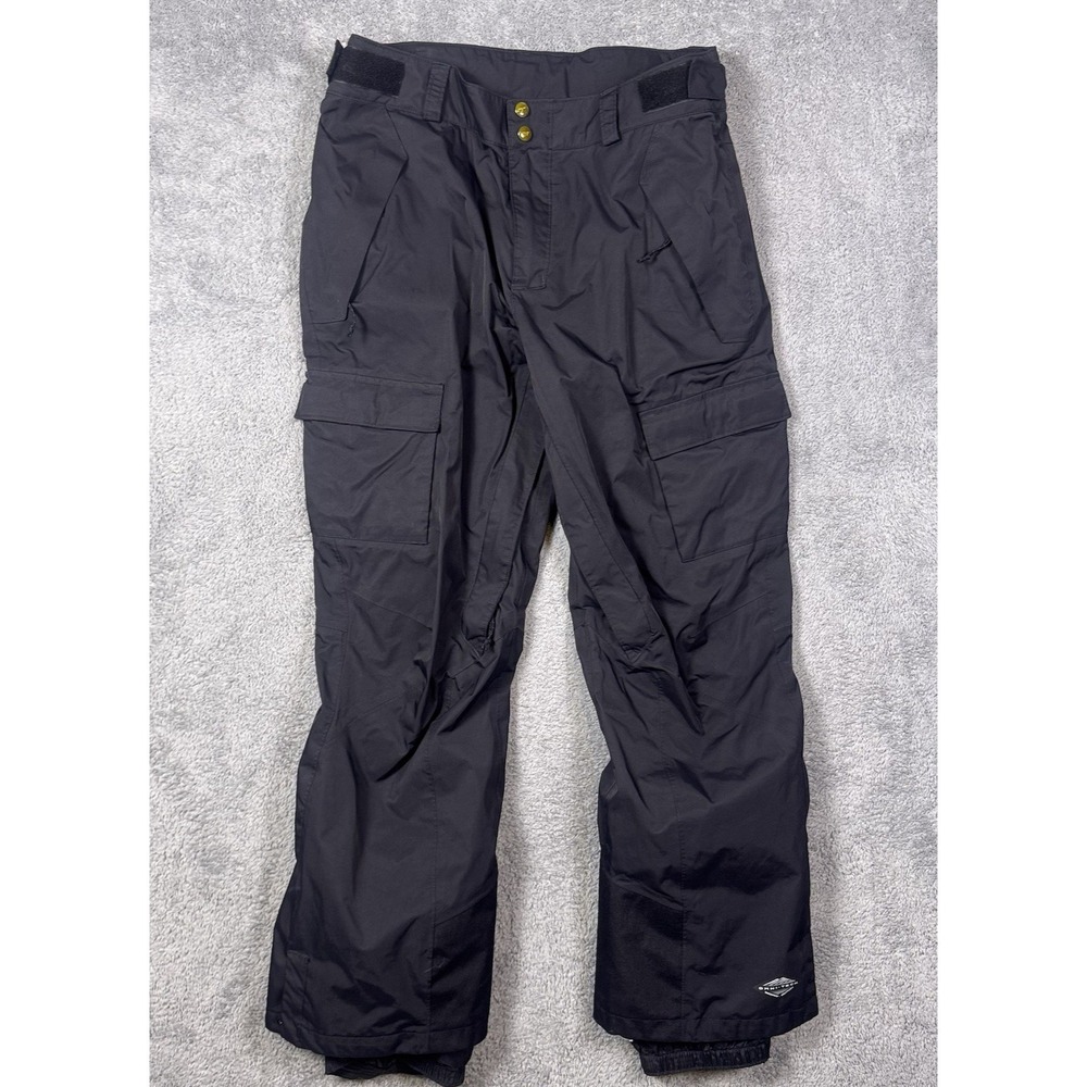 Columbia Titanium OmniTech Pant Men L Waterproof Snow Ski Cargo Lined Breathable